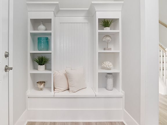 Additional storage space in the drop-zone area.