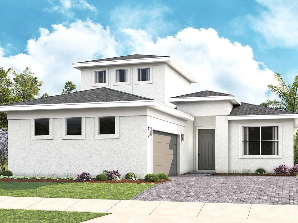 Laura Model Home Elevation A - Transitional Bonus