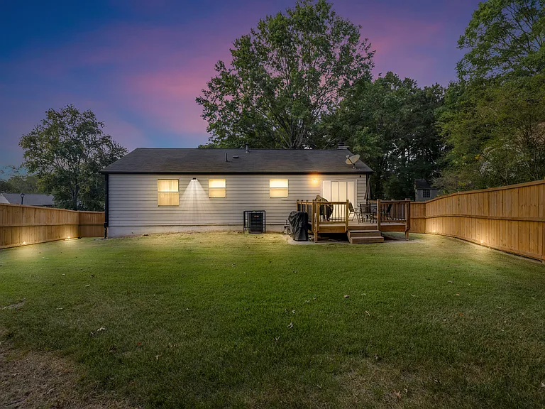 Fenced Backyard