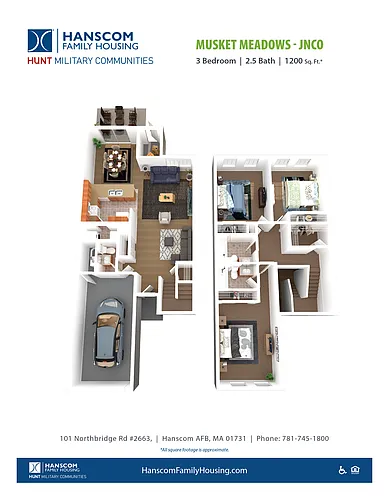 Floor plan Musket Meadows I JNCO 3BR