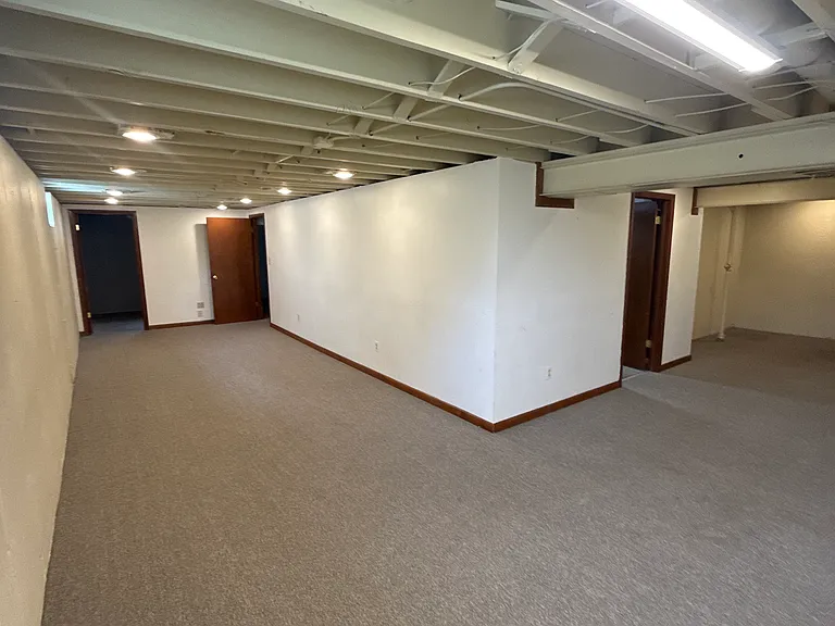 Rec room in basement