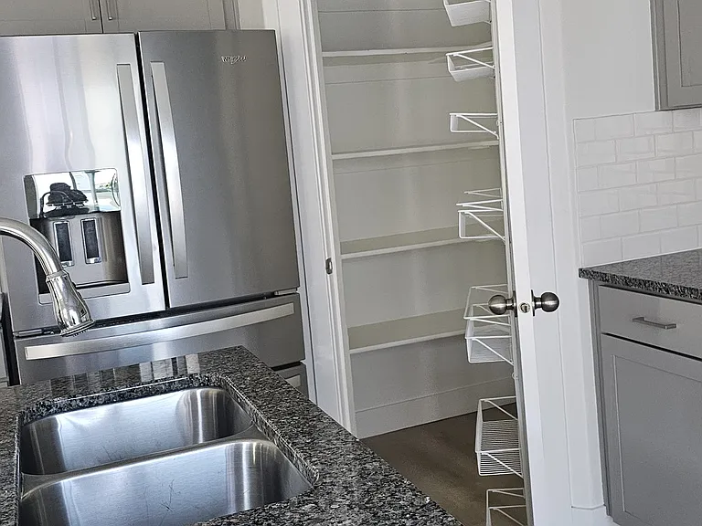 Kitchen with large pantry