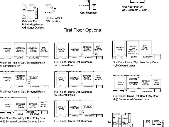 First Floor Options