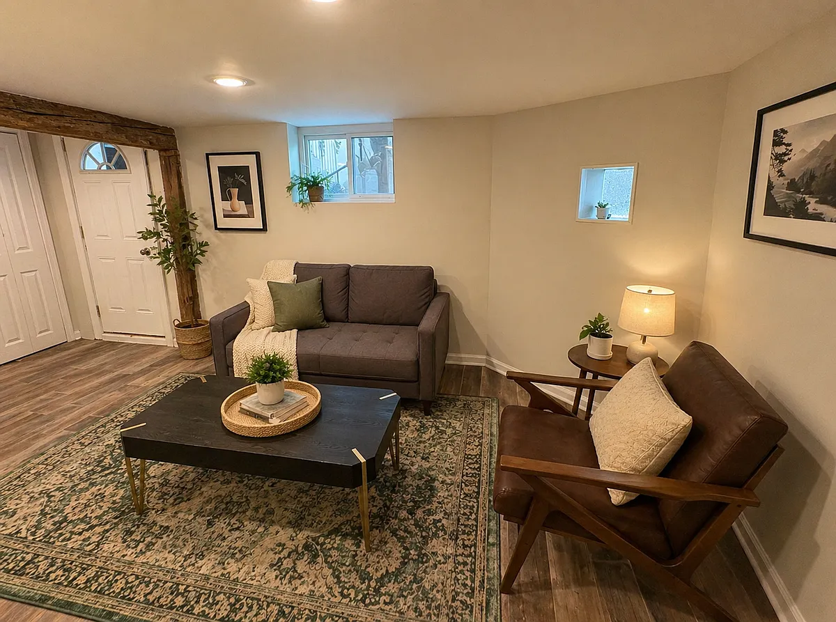 Front entrance and living room. - 439 Park Rd NW #2