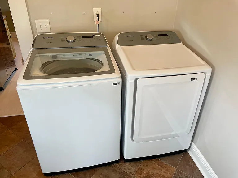 New large capacity washer and dryer