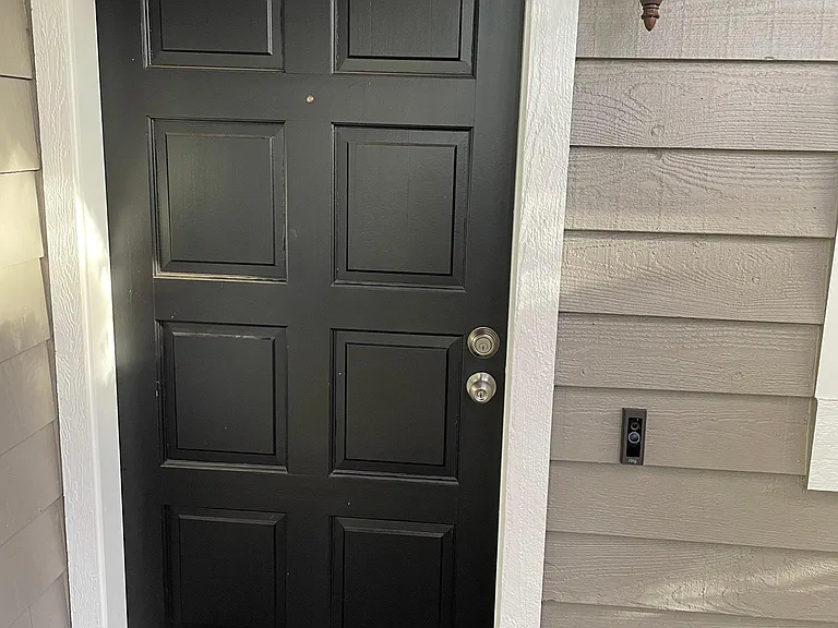 Front Door with Ring Camera Doorbell