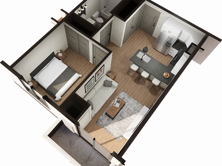 1_BEDROOM_VIEW_3 1_BEDROOM_VIEW_3
