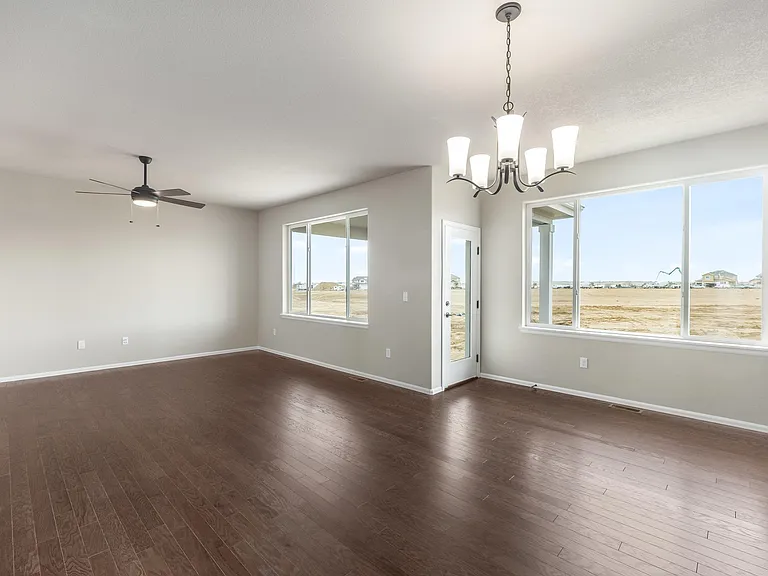 Dining Area, Living Room and Covered Patio