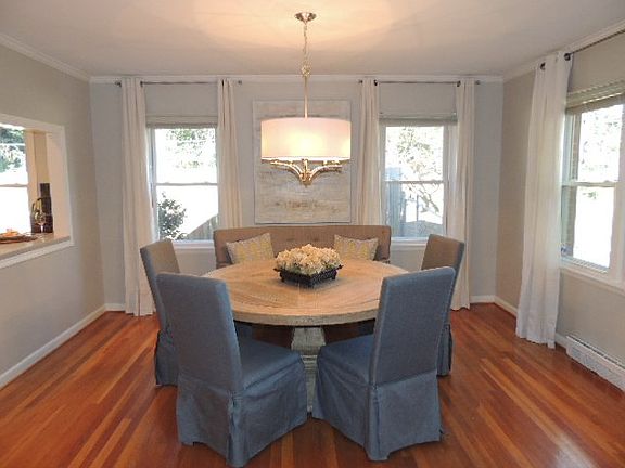 Refinished white oak floors throughout.