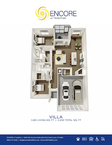 Floor plan Villa