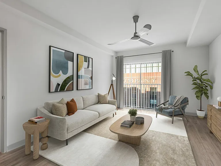 Experience modern elegance in this beautifully styled living room at Cottonwood Westside Apartment in West Midtown Atlanta Experience modern elegance in this beautifully styled living room at Cottonwood Westside Apartment in West Midtown Atlanta