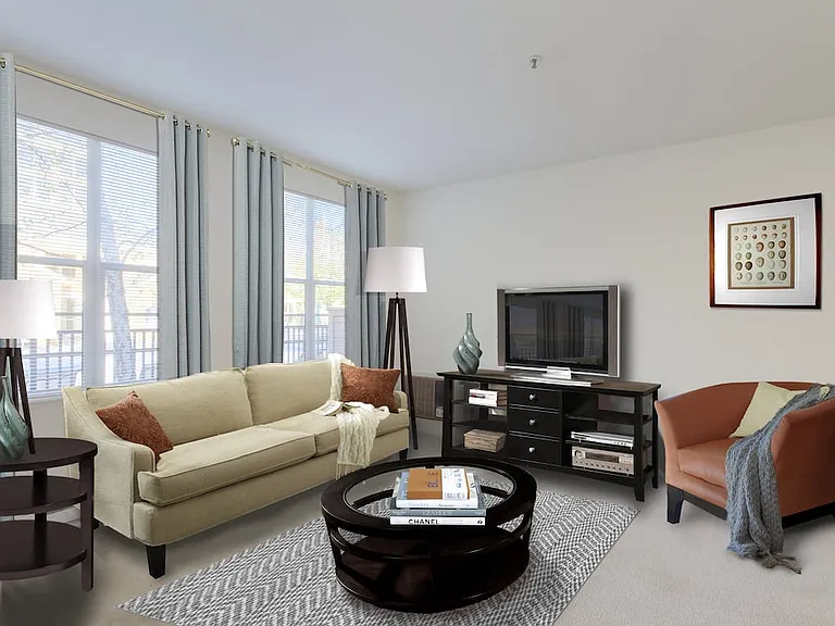 Classic Package I living room with carpet