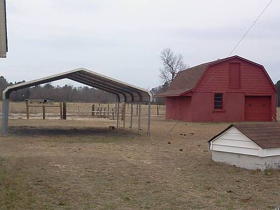 parking structure and barn.