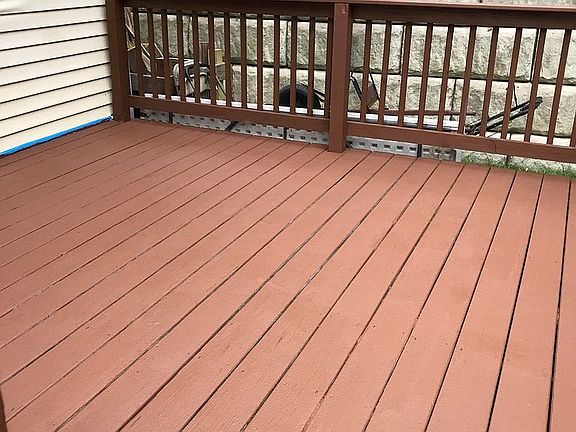 Redone deck with deck over 