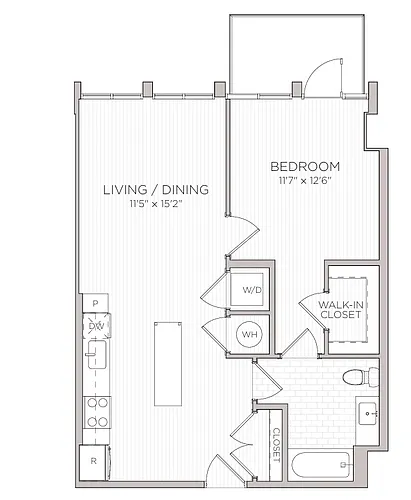 Floor plan A7 1B