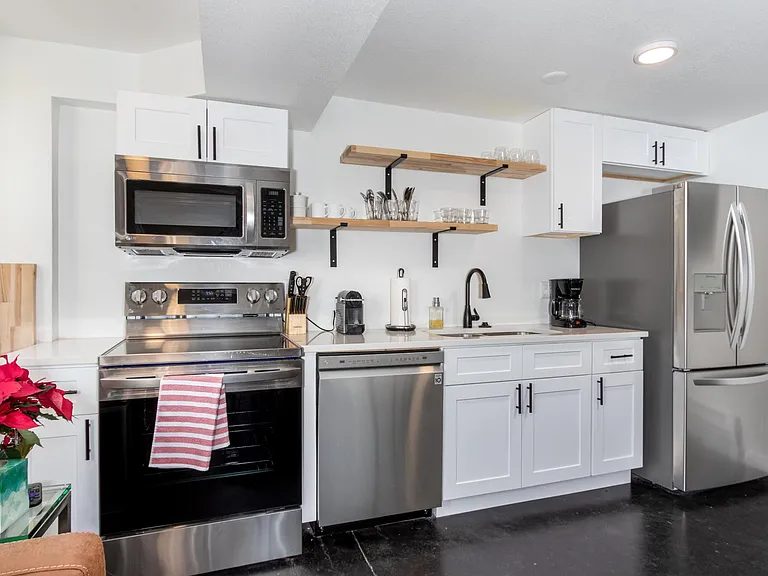 Brand new everything in this kitchen!