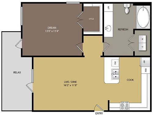 Floor plan A1A