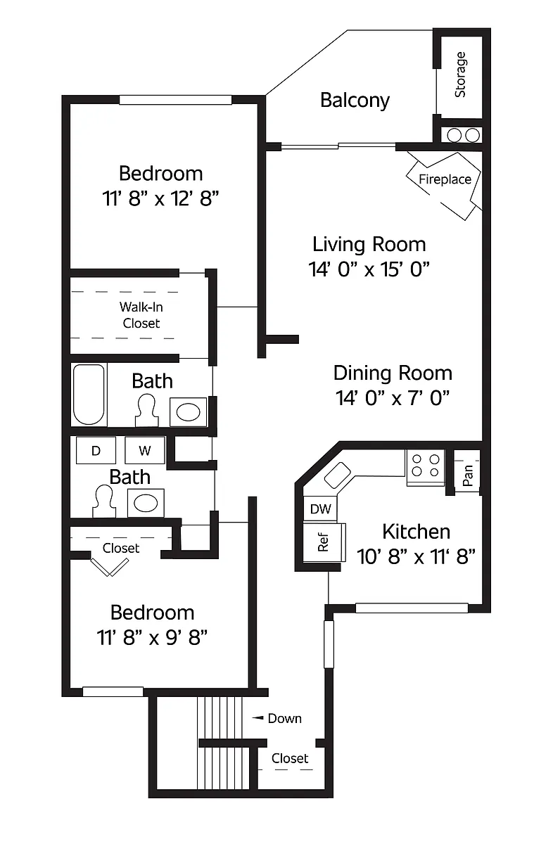 Floor plan The Birch