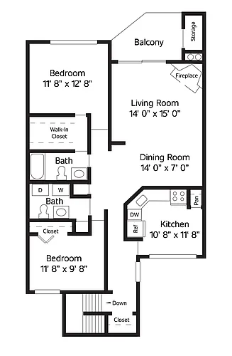 Floor plan The Birch