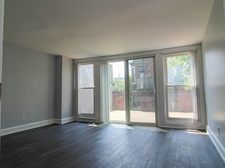 Guest bedroom/study leading out to rooftop deck