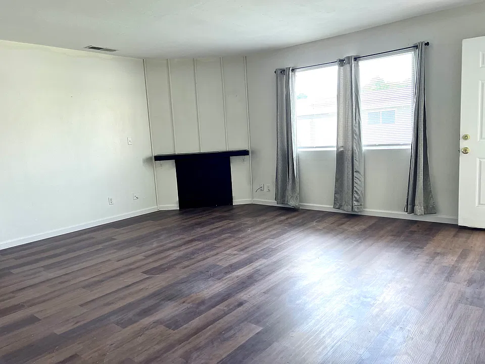 Great room from a different angle without staging