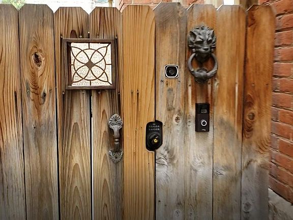 Secure gate access, RING doorbell video along with fulltime seperate video securiity
