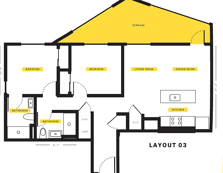2 Bedroom 2 Bath 2 Bedroom 2 Bath