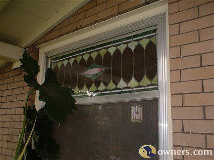 Exterior stained glass