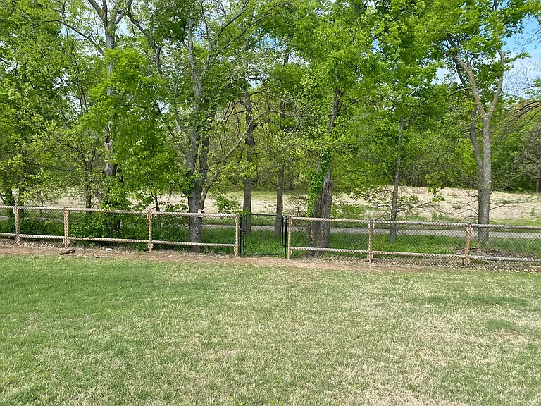 View from backyard onto greenbelt