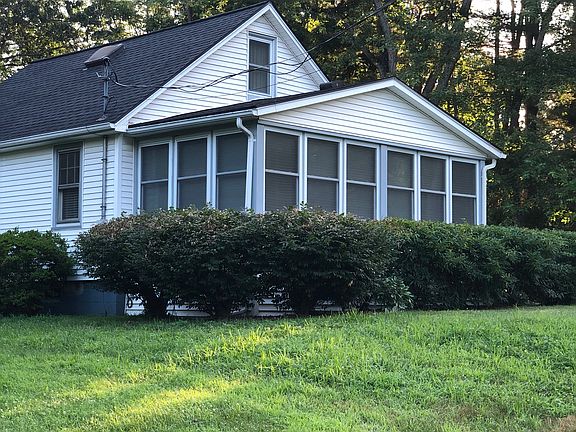 Exterior showing sunroom. 