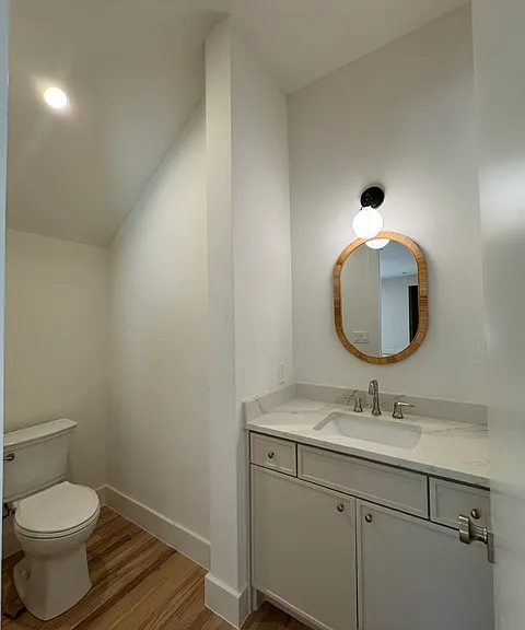 Powder room on first floor