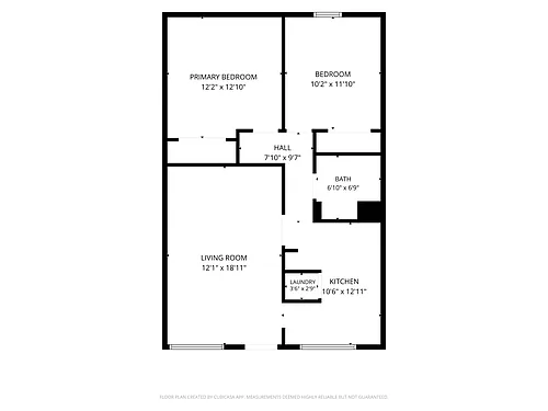 Floor plan One Bedroom