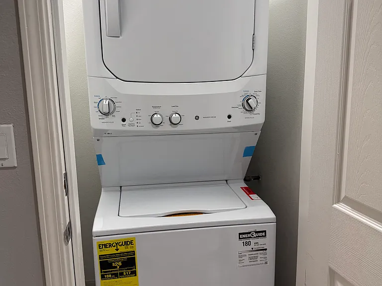 New Stacked Washer & Dryer