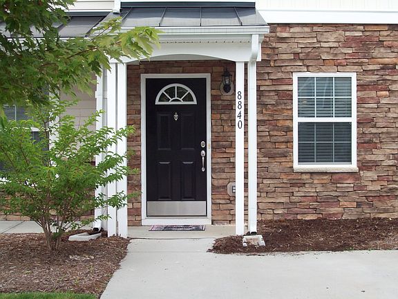 Stone front entrance