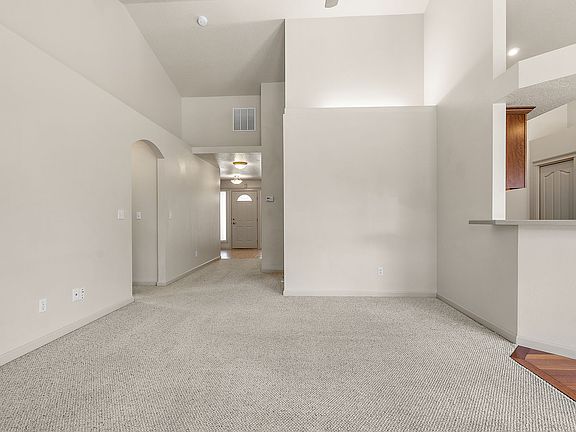 Entry and living area