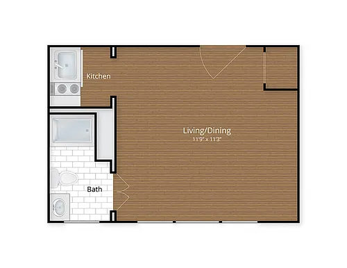 Floor plan Studio