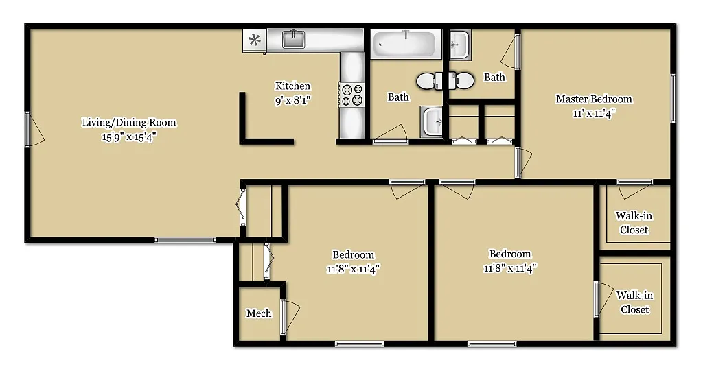 Floor plan B3P2