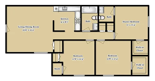 Floor plan C3P