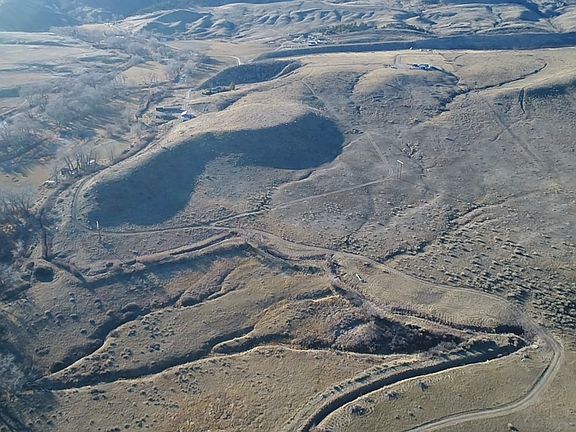 Aerial east to west boundary