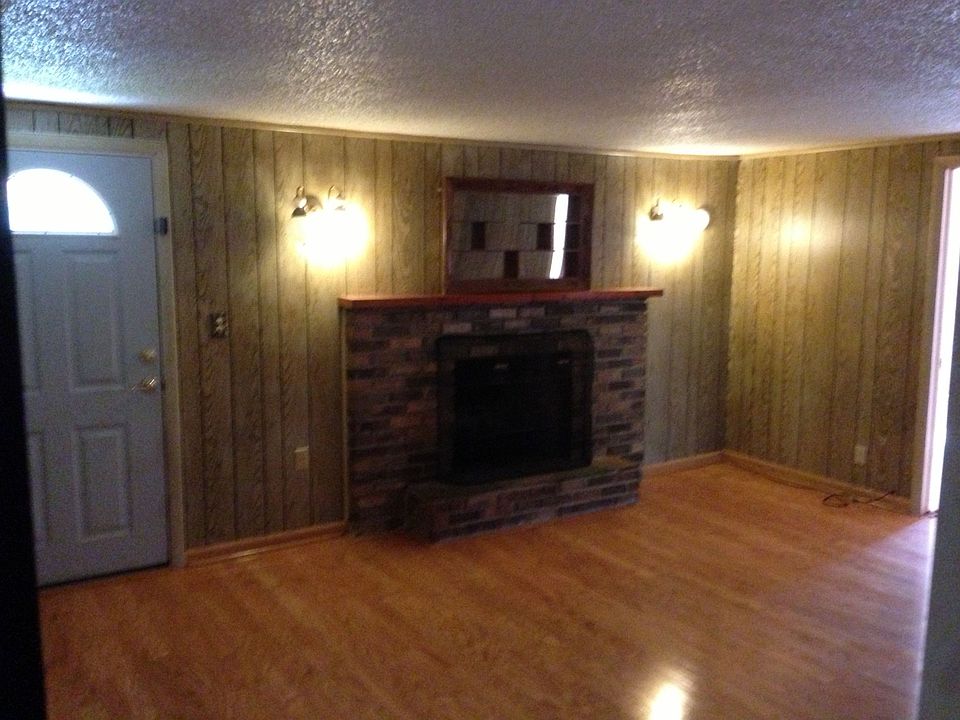 Real Fireplace - Living Room