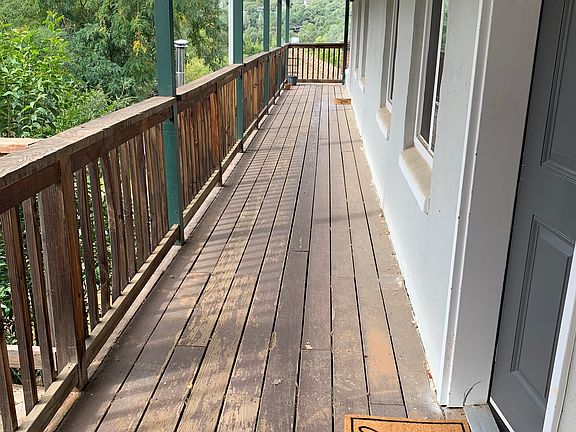 Front porch to your door. Shared with unit by street.