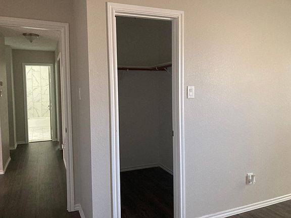 Gray and white colors with new gray flooring.