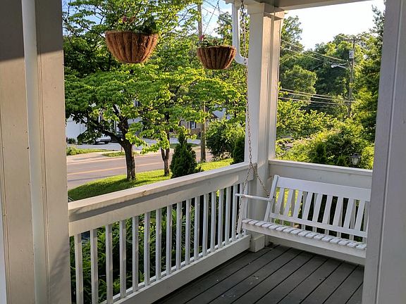 Front porch and swing