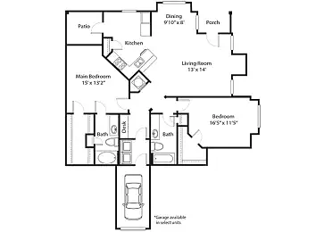 Floor plan Alamosa