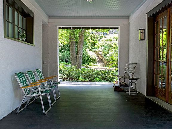 Breezeway looking to street