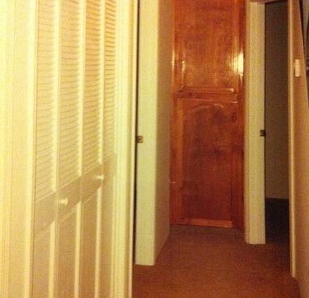 Laundry and Master on left. Two bedrooms on right side of ha