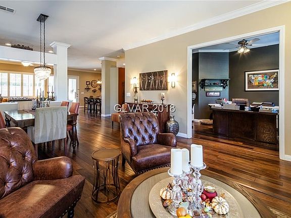 Living room looking towards office.