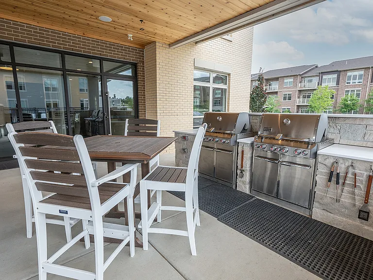 West Clubhouse Patio Grilling Station