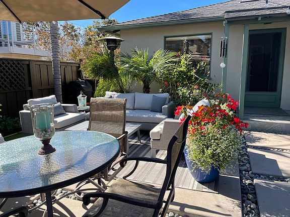 large front private patio