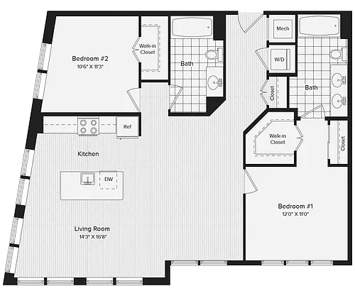 Floor plan B12
